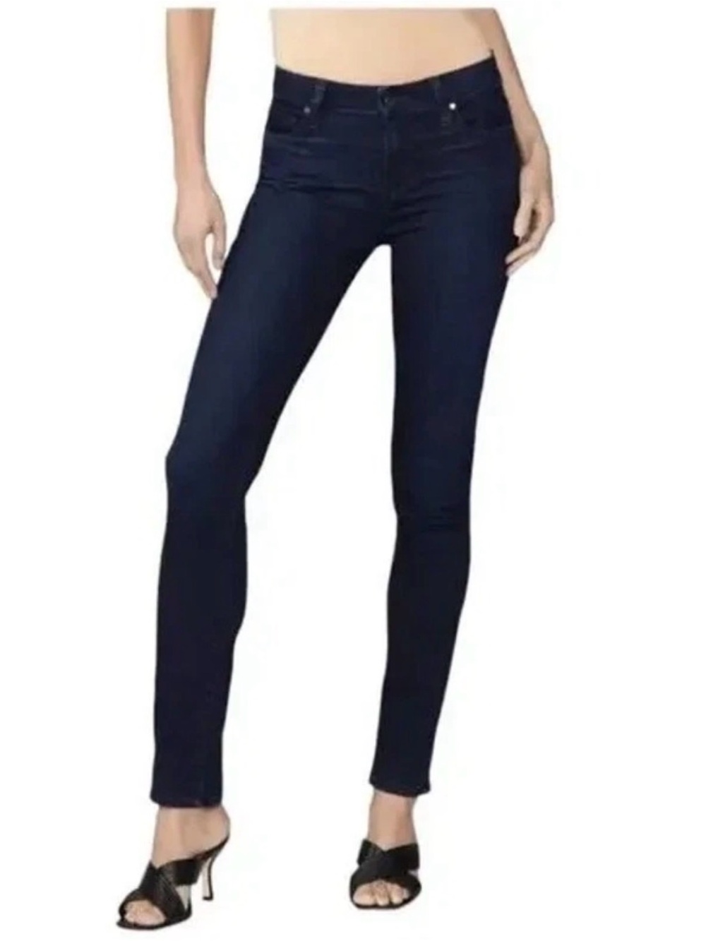 56. PAIGE Indigo Skyline High-Rise Skinny Jeans